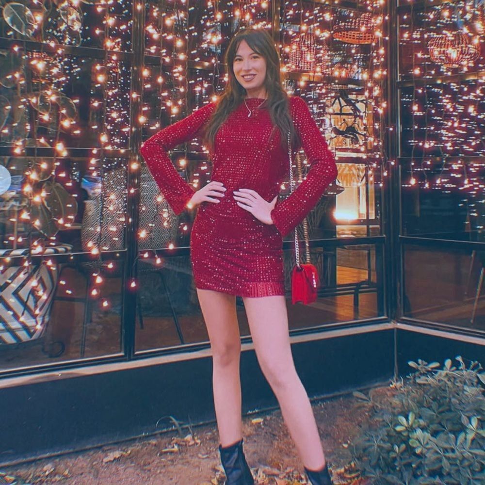 Zara Rhinestone Tulle Dress